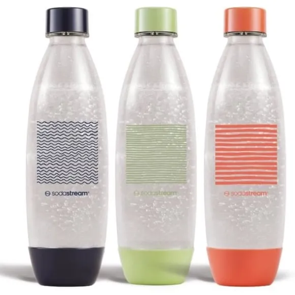 SODASTREAM-flaskor - Fuse Limited Edition - 3-pack 1L-flaskor - PFAS-fria