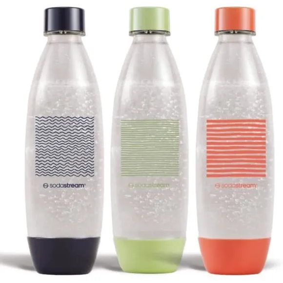 SODASTREAM-flaskor - Fuse Limited Edition - 3-pack 1L-flaskor - PFAS-fria