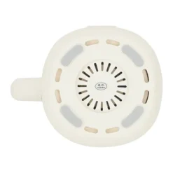 Sojamjölksberedare & Mixer - Bordsmodell - 1 l - 304 rostfritt stål - 10 blad - 30000 varv/min - 600 W värme - 220 V EU-kontakt - Elfenbensvit