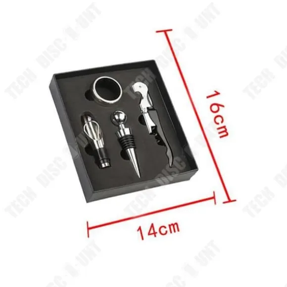 Sommelierbox - TD® - Vinotekstillbehör - ABS-plast - Svart - 26.5x20x6.5 cm