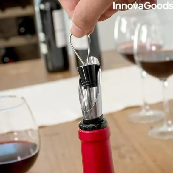 Sommelier-kit i form av en vinflaska (5 stycken) - Bar och oenologitillbehör