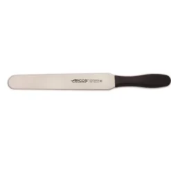Spatel Arcos Color - Prof 299125 i Nitrum rostfritt stål och ergonomisk svart polypropen mango med 25 cm blad, i en