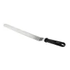 Spatel - Rostfritt stål - 30 cm - Svart handtag - Glasyr - Professionell