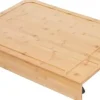 Spishäll Täckplatta - Skärbräda - Bambu - Rektangulär - 75 × 54 × 10 cm - Lila
