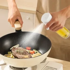 Sprayflaska för Olja i Glas 200ml Vit