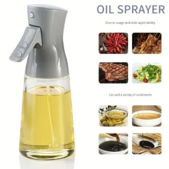 Sprayflaska för Olja i Glas 200ml Vit
