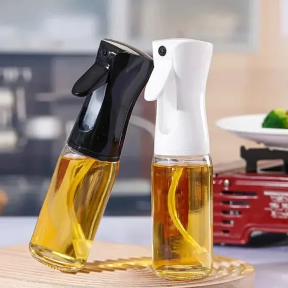 Sprayflaska för Olja i Glas 200ml Vit
