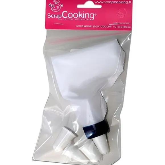 Spritspåse med 4 ScrapCooking-munstycken