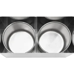 Såsbehållare - Living Dressingbehållare rostfritt stål 2 x 3,5 L