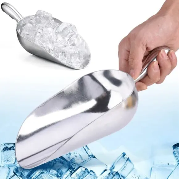 1 st aluminiumlegering kök matbuffé godis sötsaker mjöl isskopa för hemmabar festbruk ny
