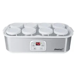 Steba JM 3 - yoghurtmaskin - rostfritt stål / vitt