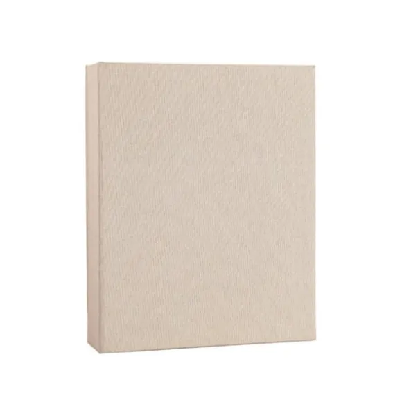 2 st fotoalbum (beige färg) – rymmer upp till 200 15 cm foton, juteöverdraget fotoalbum, minnesbok, stor