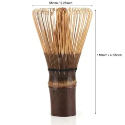 80-stifts naturlig bambu chasen matcha visp grönt tepulverborste verktyg