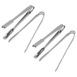 10ST Istång Mattång Rostfritt stål Lätt att rengöra Starkt grepp mångsidigt för festkök Grill BBQ Bar 13cm / 5.1in