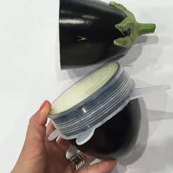 6st - Köksset i silikon Frukt Färsk matsparande överdrag Diskmaskinsäkert mikro @lost284
