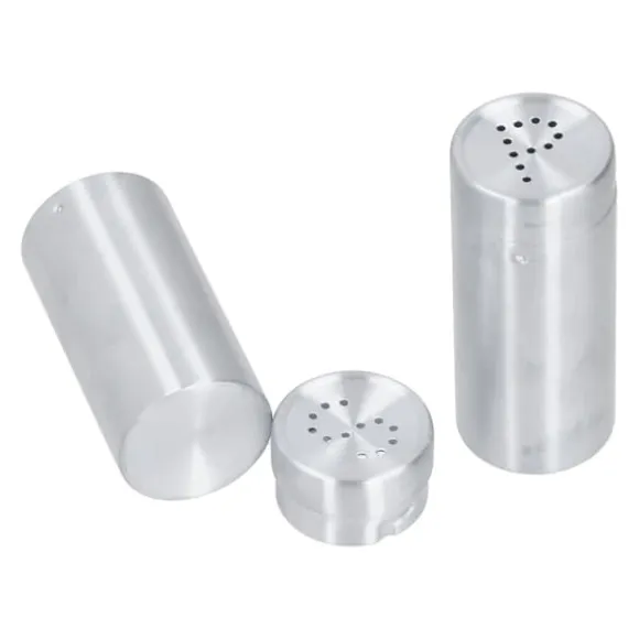 2st Kryddburk Rostfritt stål Kryddflaska Salt och peppar Shaker Köksverktyg Rostfritt stål Färg