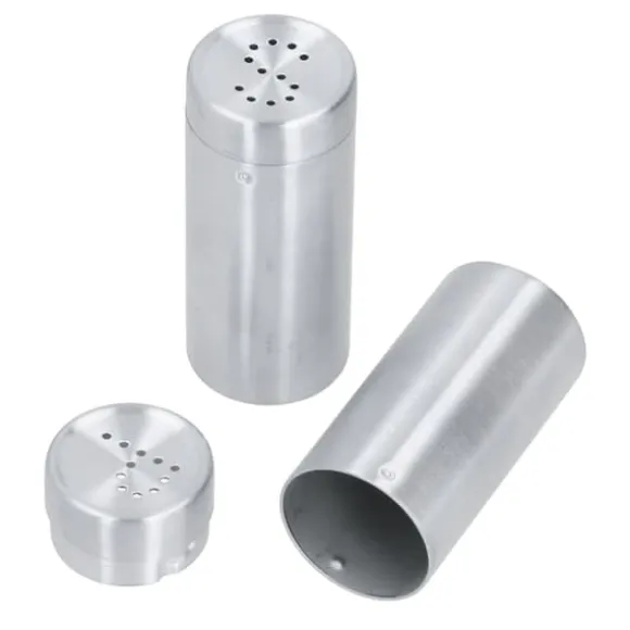 2st Kryddburk Rostfritt stål Kryddflaska Salt och peppar Shaker Köksverktyg Rostfritt stål Färg