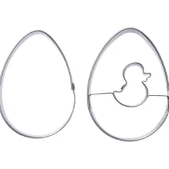 Stålkakform ägg 5,5 cm 2 st.