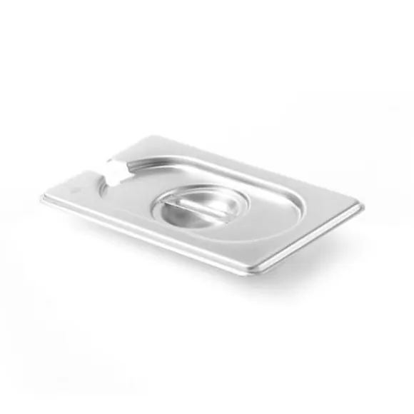 Stållock till GN Kitchen Line med utskärning för GN 1/9 skänk - Hendi 806975
