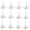 30 st minitrattar i genomskinlig plast. Lämpliga för flaskor, fyllning av laboratorievätskor, eteriska oljor, sandmålning, parfym etc.