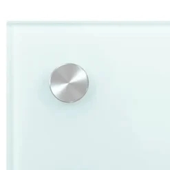 Stänkskydd 2-pack i härdat glas - Praktiskt & Dekorativt | Färg: Vit | Storlek: 70x50 cm