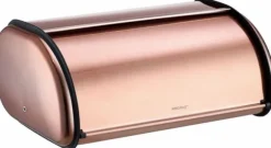 Stor brödlåda i stål 44cm matt roséguld KINGHOFF KH-1870