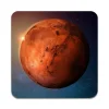 2 ST Planeten Mars Underlägg