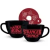 Stranger Things (The World is Turning Upside Down Cappuccino Mug And Stencil