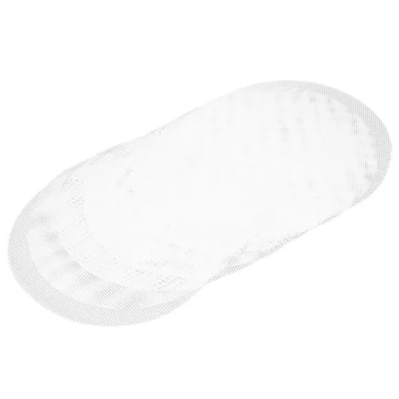 10 st Silikon Steamer Mesh Mat Förhindrar Stick Återanvändbara Klippbara Silikon Steamer Liners för Kök Restaurang 22cm/8.7in