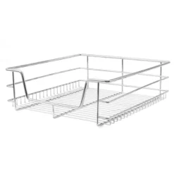 6 st Utdragbara Trådkorgar i Rostfritt Stål - 50 cm (B) med Mjuk Stängning För Skåp och Skafferier Kökslådor Förvaring 430 mm D x 397 mm B x 140 mm H | CDON