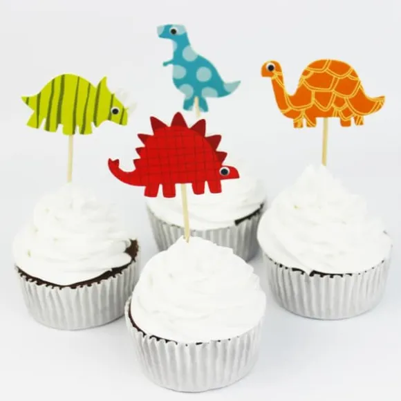 24 styck (6x4) Cupcake Muffins Kaka Dekoration