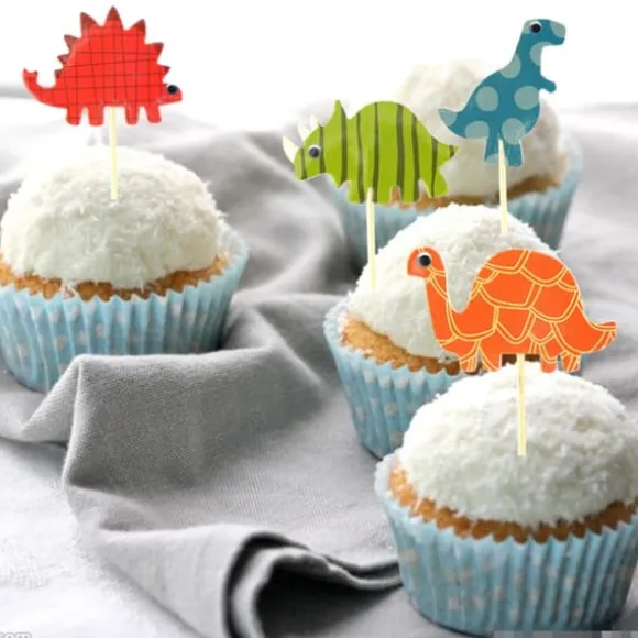 24 styck (6x4) Cupcake Muffins Kaka Dekoration