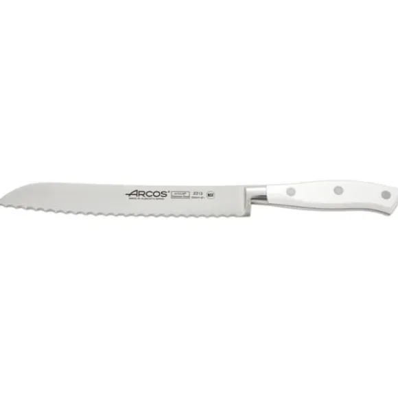 Svensk Brödkniv i smide 20 cm Riviera White Arcos - Rostfritt stål - Skärning