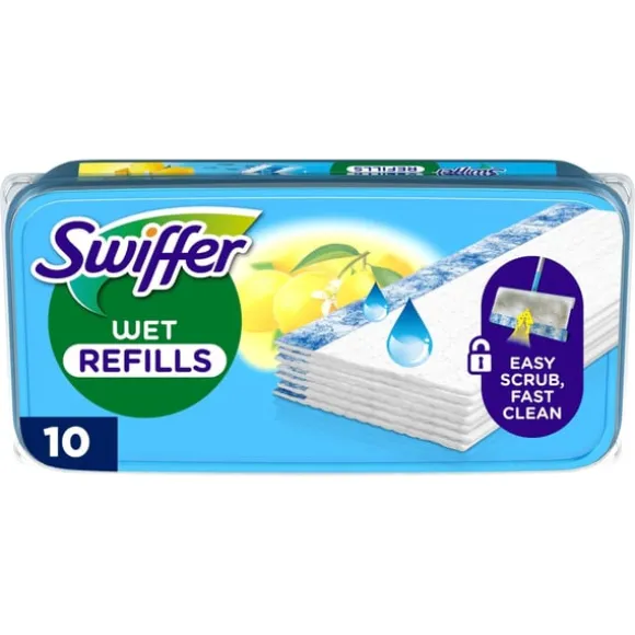 Swiffer Rengöringsdukar för golv, 10st fuktiga med citrusdoft