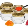 Syltburkar med lock 6 st 200 ml