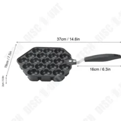 Takoyaki-maskin - TD® - Non-stick - Aluminium - Rund - 0,489 kg