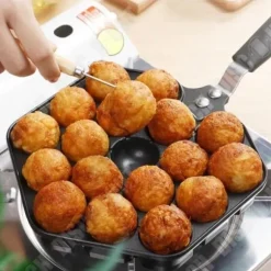 Takoyaki-maskin - TD® - Non-stick - Aluminium - Rund - 0,489 kg