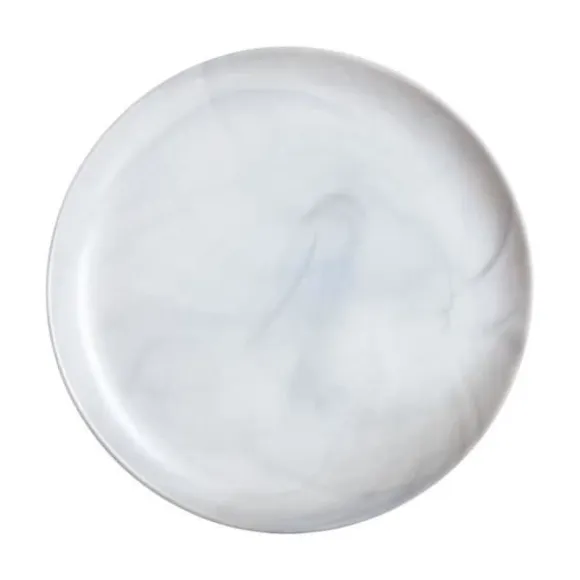 Tallrik - Luminarc - Diwali Marmor - 25 cm - Grå - Opal, ultrahållbart glas