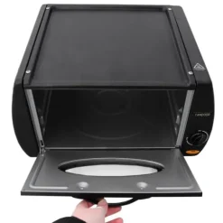 Tandoor Bänkugn Ugn Mini Pizza Chapati Roti Lahmacun Manakish Naan Brödmaskin Elektrisk Tandoori Takeaway Köksapparat Toppplatta Non-Stick Aluminium | CDON