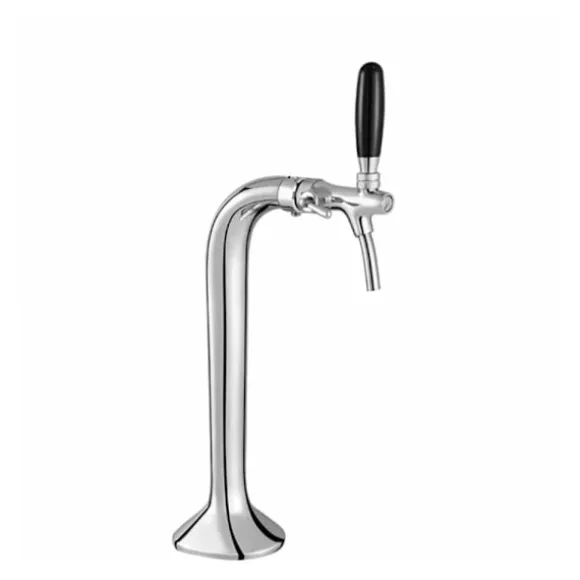 Tapptorn, Öltorn, Ölkran, Ölstolpe, Ölkolumn Chrome en linje, elegant, högsta kvalitet!