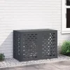 Täckning för Luftkonditionering Antracit 100 x 50 x 70 cm Stål