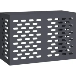Täckning för Luftkonditionering Antracit 90 x 40 x 60 cm Stål