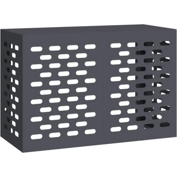 Täckning för Luftkonditionering Antracit 90 x 40 x 60 cm Stål