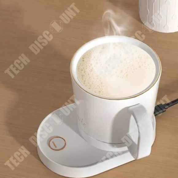 TD® Hemmakontor intelligent termostatisk värmeunderlägg kaffe varm mjölk isolering glasunderlägg bas automatiska omrörningskoppar