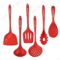 TD® silikonspatelset Värmebeständig non-stick silikonmatlagningsredskap 7 delar