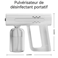 TD® Spray Gun Ultraviolet Blue Light Nano Atomizer Sprayer Bärbar elektrisk luftsterilisator