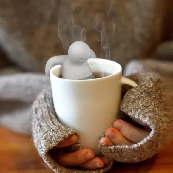 Tea Infuser Infusion Filter Grå tesil