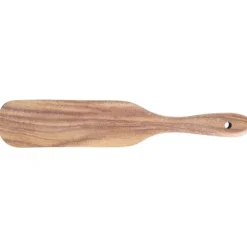 Teak Spatel Platt Form Livsmedelsgodkänd Trä Matlagningsspatel För Hemkök Matlagning (29x5,5cm)