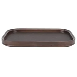 Tebricka Bambu Trä Serveringsbricka Stort utrymme Japansk Minimalistisk Vintage Serveringsbräda för Te Dessert Mat Middag Rektangulär