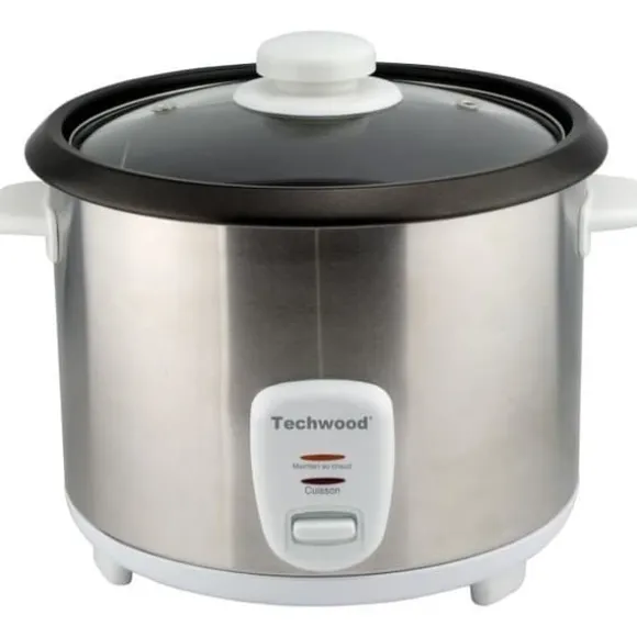 TECHWOOD TCR-186 riskokare - Kapacitet 1,8 L - Håll värmen - Automatisk avstängning